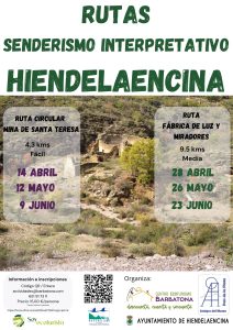 Rutas senderismo interpretativo Hiendelaencina