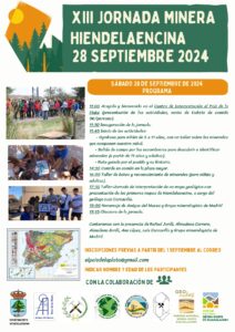 XIII Jornada Minera – Hiendelaencina 28 Septiembre 2024
