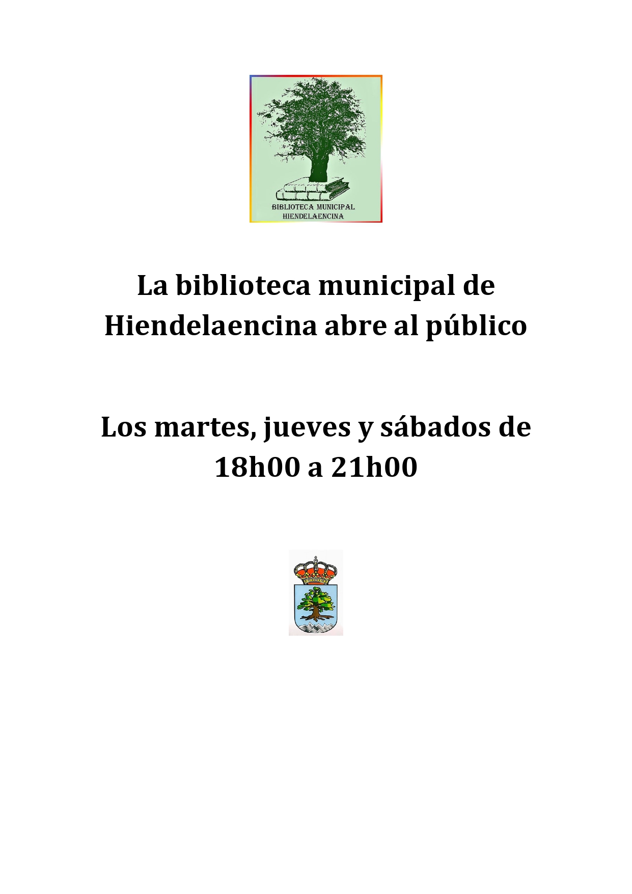 La biblioteca municipal de Hiendelaencina abre al público