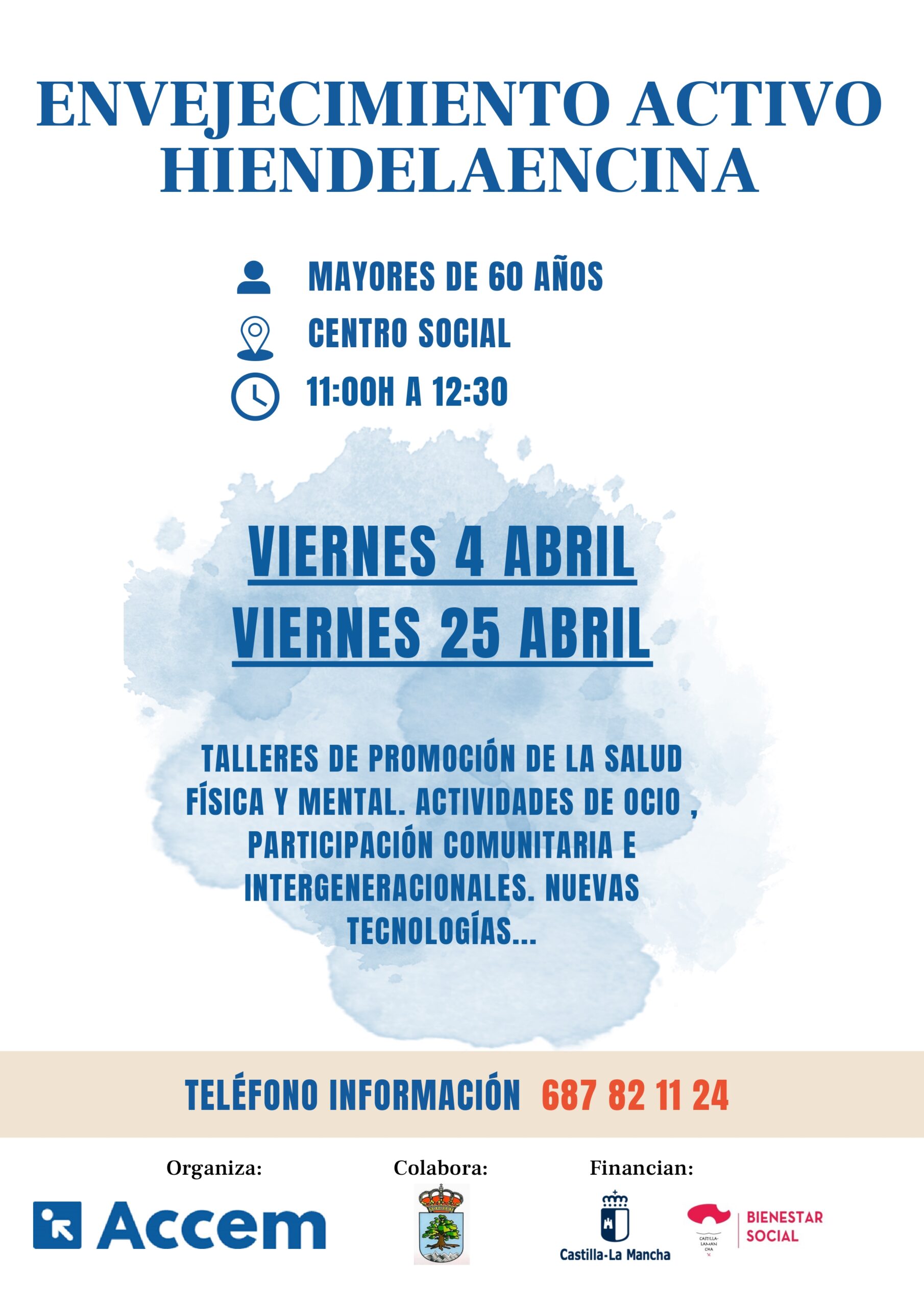 Talleres Envejecimiento Activo en Hiendelaencina