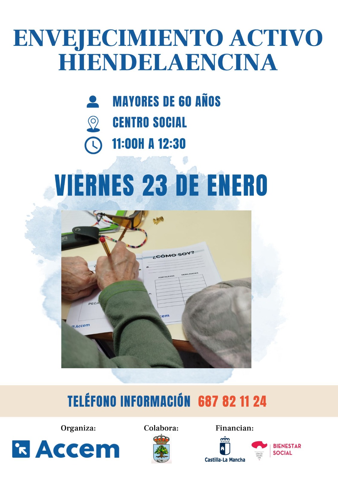 Taller Envejecimiento activo – Hiendelaencina 23/01/2026