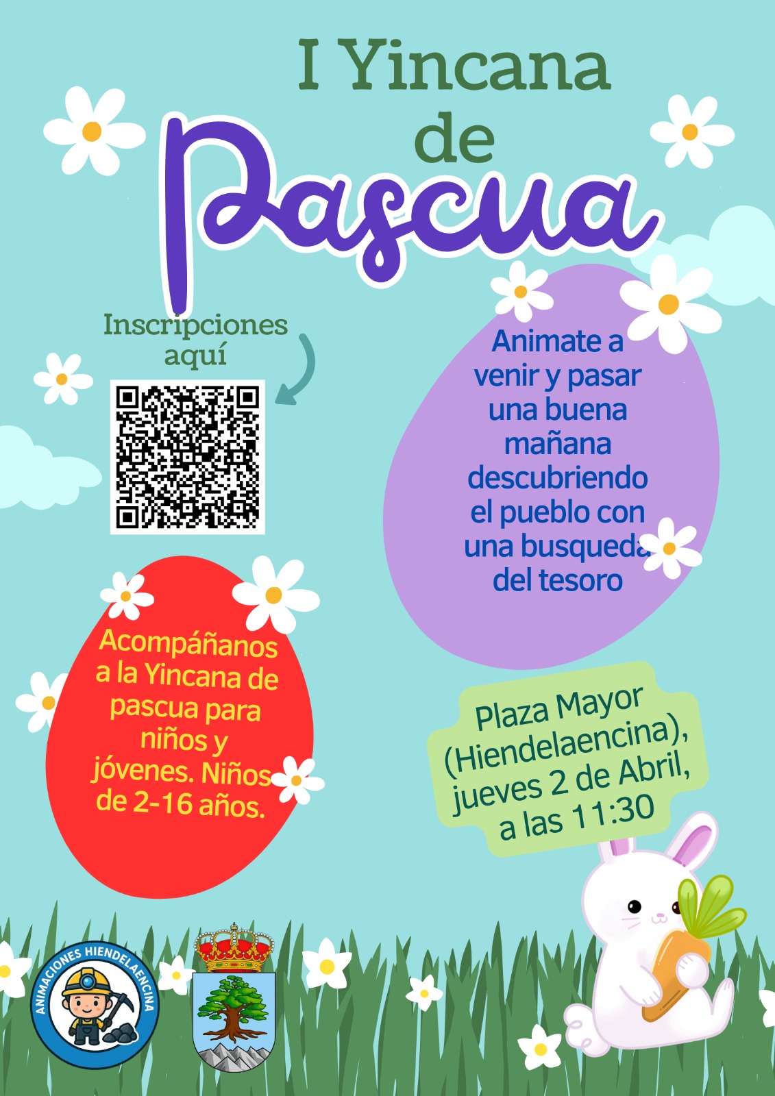 I Yincana de Pascua. 2 de abril a las 11:30